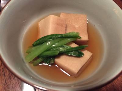 高野豆腐の含め煮