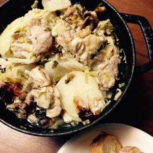 冬野菜の煮込み アルザス風