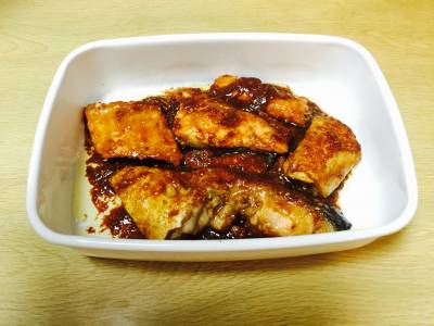 鮭のごまみそ煮