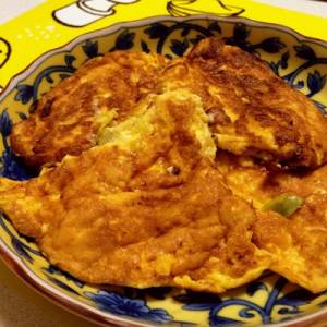 卵とねぎの炒め物