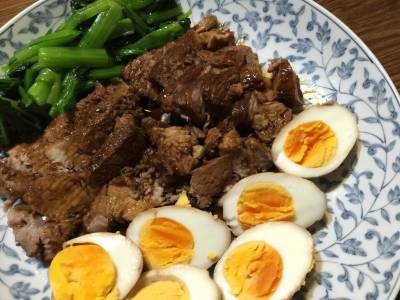 フライパン煮豚