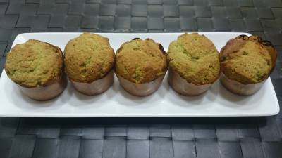 抹茶のカップケーキ