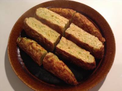 春キャベツのオープンオムレツ