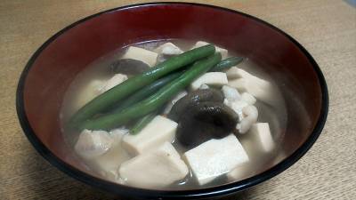 高野豆腐と鶏肉の煮物