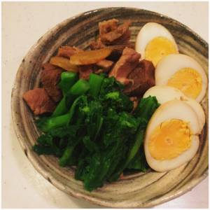 フライパン煮豚