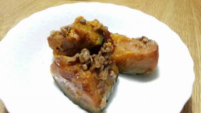 かぼちゃのそぼろ煮