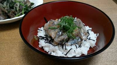 みそ味のりゅうきゅう丼