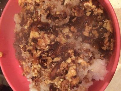 和風オムライスのだしあんかけ