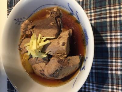 かつおのアラ煮