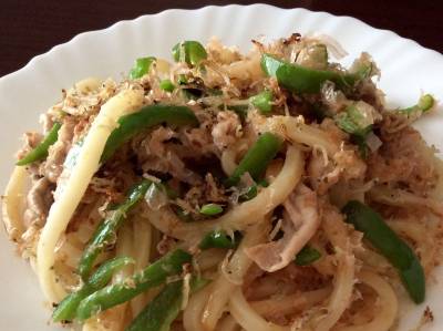 じゃこピーうどん