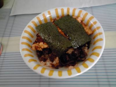 和風オムライスのだしあんかけ