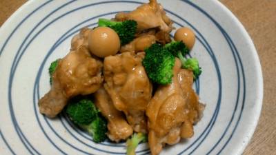鶏手羽のはちみつじょうゆ煮