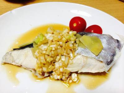 さわらのねぎソース