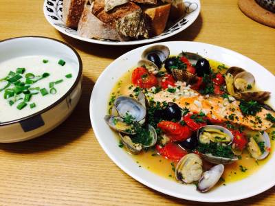 さけのアクアパッツァ