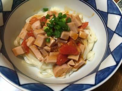 汁なし トマトうどん