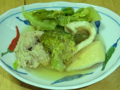 菜の花と鶏むねのサッと煮