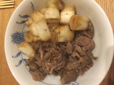 ねぎの牛鍋
