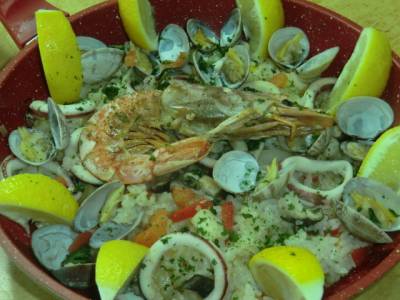 あさりのフライパンパエリヤ