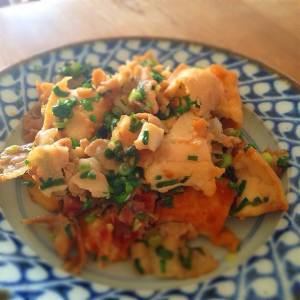 ちぎり厚揚げと豚バラの和風炒め