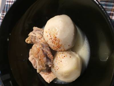 里芋と鶏肉の豆乳煮
