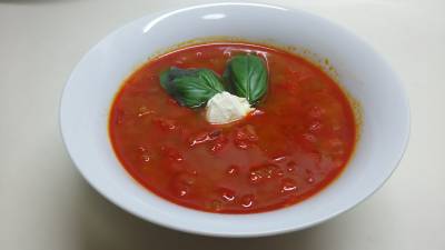 牛肉と野菜のスープ