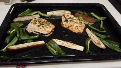 かじきのマヨごま焼き