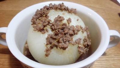 新たまねぎの丸ごと煮