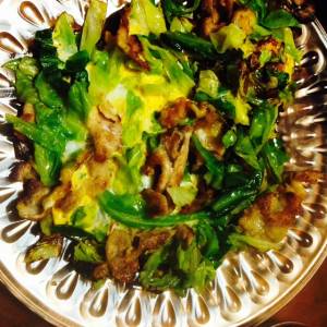春キャベツの豚平焼き風