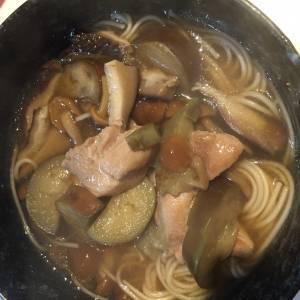 きのこのピリ辛つけめん