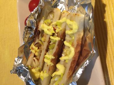 ちくわのチーズマヨグリル