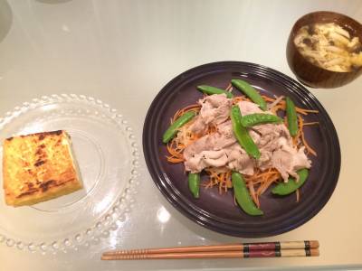 豚こまうま辛サラダ