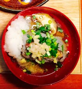 れんこんもちの揚げだし