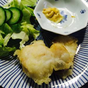 たらのフリッター タルタル添え