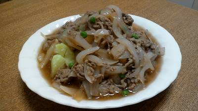 かけたら肉じゃが