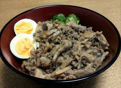 春野菜の台湾風そぼろご飯