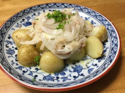 新じゃがと新たまねぎのサラダ