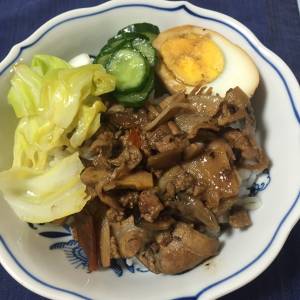 春野菜の台湾風そぼろご飯