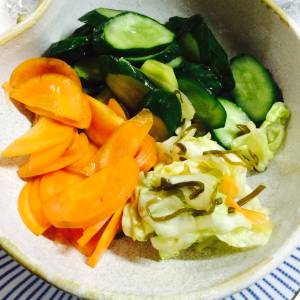 春野菜の浅漬け