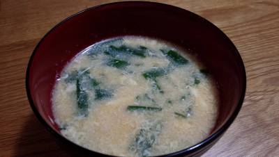 にらのかき玉汁