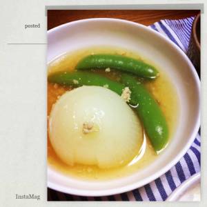 新たまねぎの丸ごと煮
