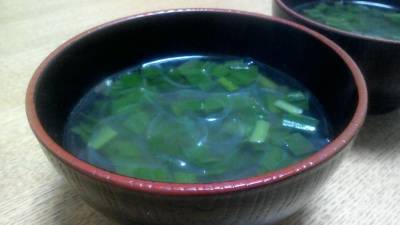 にらと春雨のスープ