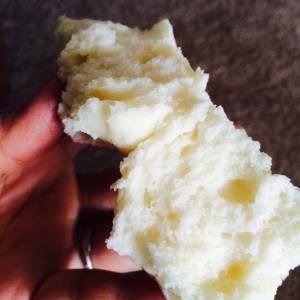 米粉のはちみつ蒸しカップケーキ