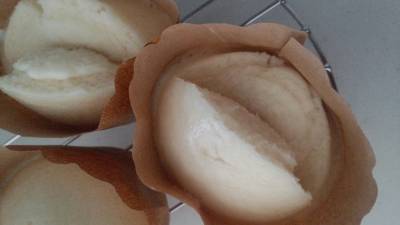 米粉のはちみつ蒸しカップケーキ