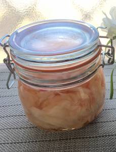 新しょうがの甘酢漬け