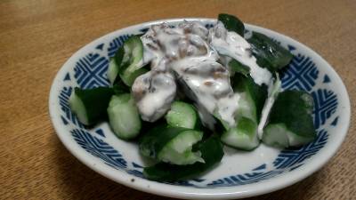 梅マヨきゅうり