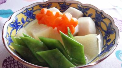 とうがんと小芋の炊き合わせ