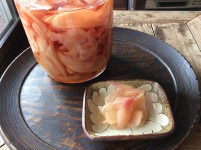 新しょうがの甘酢漬け