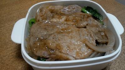 スピードしょうが焼き