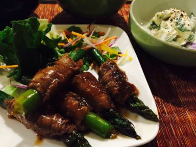 アスパラの牛肉巻き