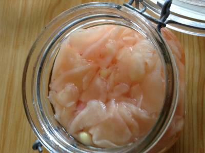 新しょうがの甘酢漬け